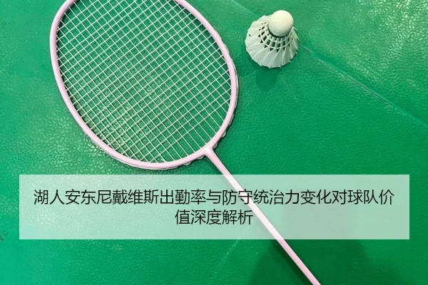 湖人安东尼戴维斯出勤率与防守统治力变化对球队价值深度解析